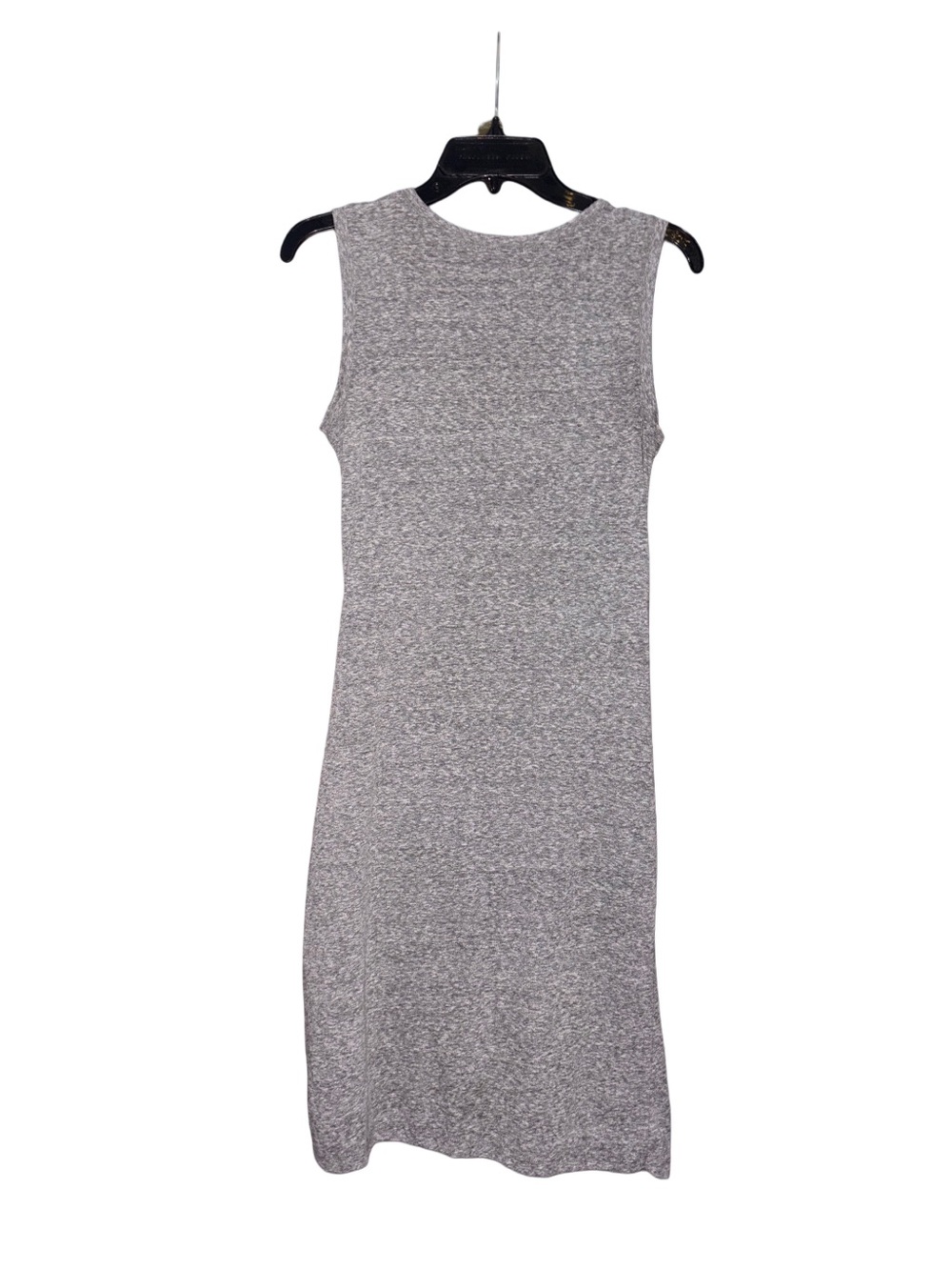 Z Supply Sleeveless Heather Gray Ruched Mini Dress - Picture 3 of 10